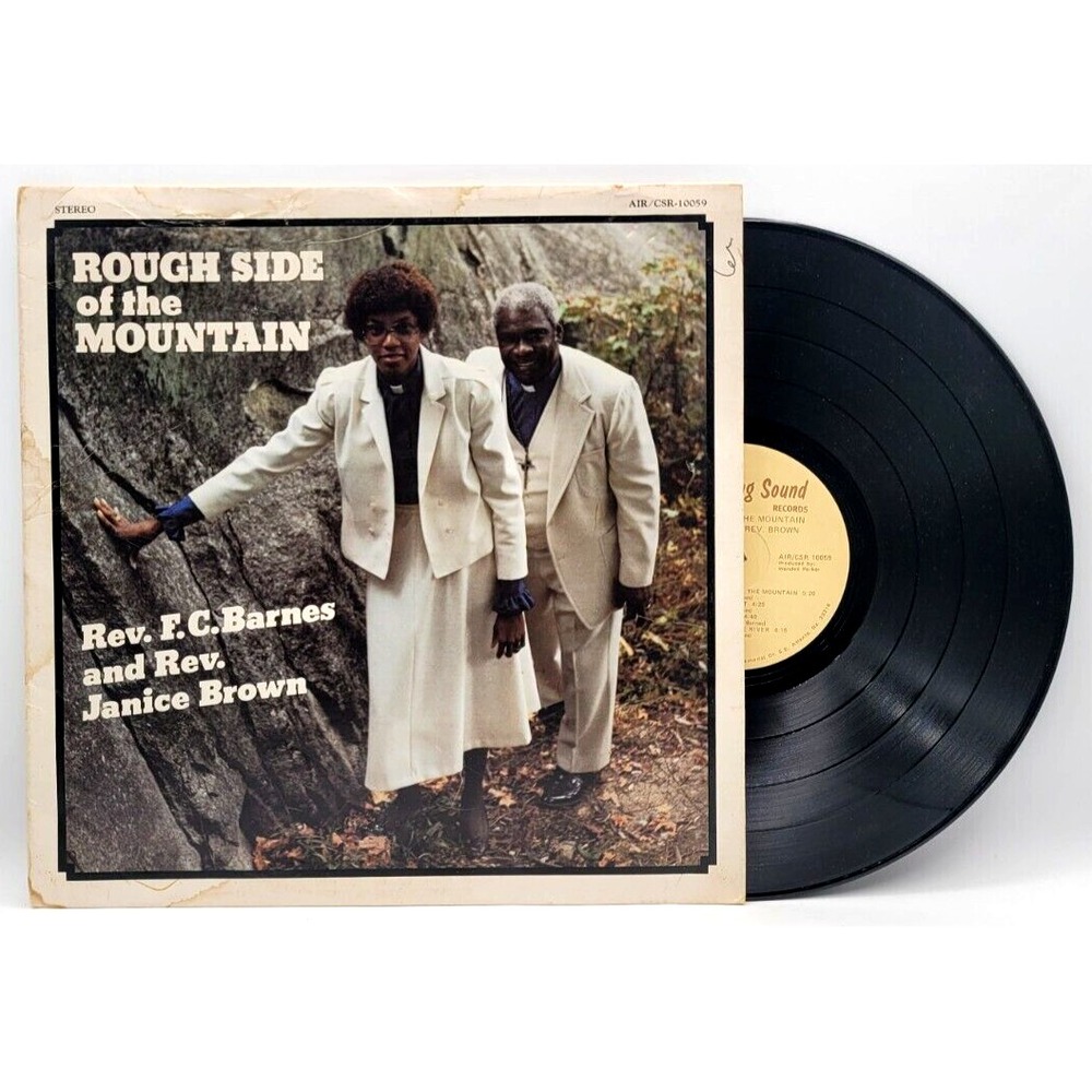 REV FC BARNES & REV JANICE BROWN -‎ ROUGH SIDE OF THE MOUNTAIN - BLACK GOSPEL LP